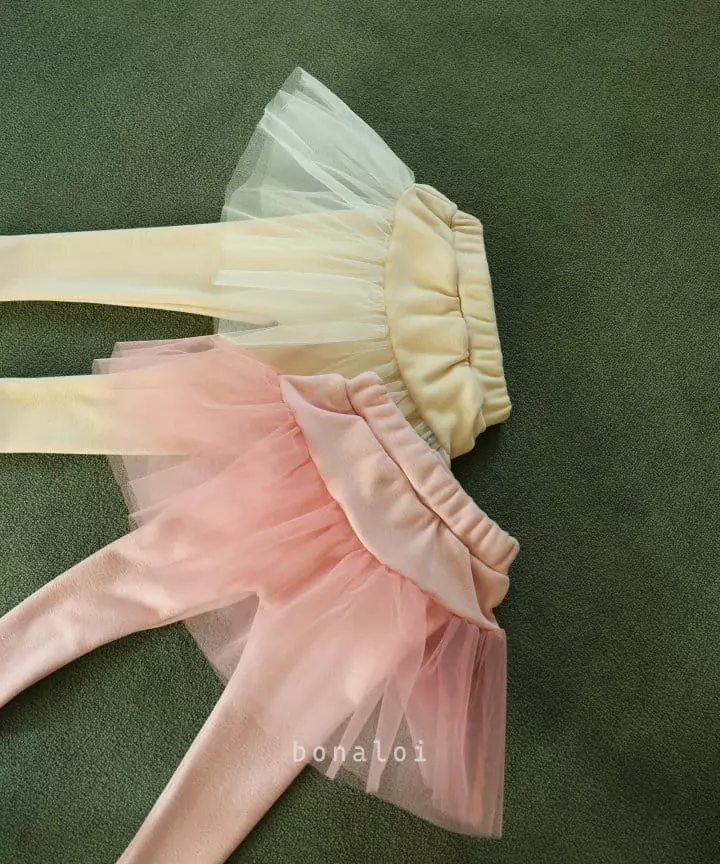 Bonaloi - Korean Children Fashion - #toddlerclothing - Tutu Mink Leggings