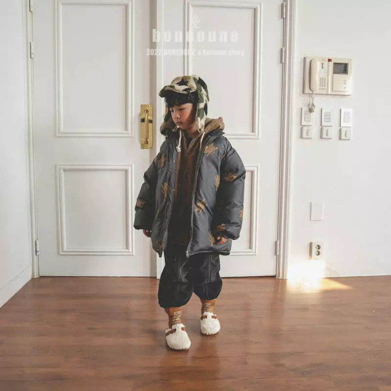Boneoune - Korean Children Fashion - #Kfashion4kids - Tiger Padding Jacket - 10