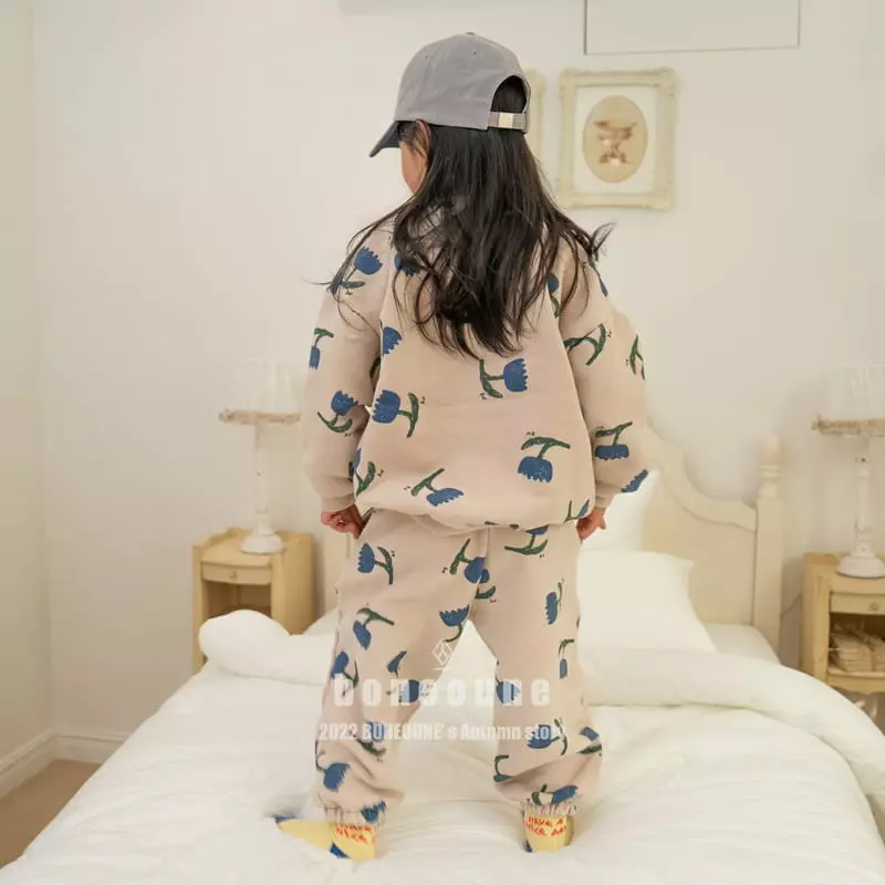Boneoune - Korean Children Fashion - #childofig - Lover Blue Pants - 3