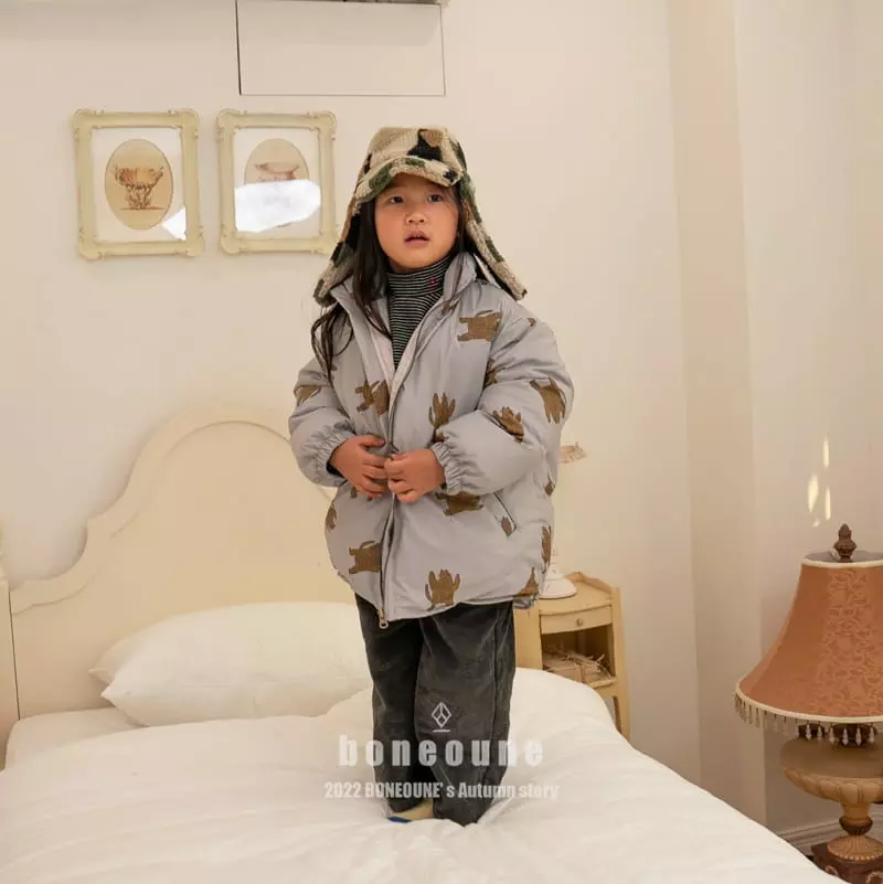 Boneoune - Korean Children Fashion - #childofig - Tiger Padding Jacket - 2
