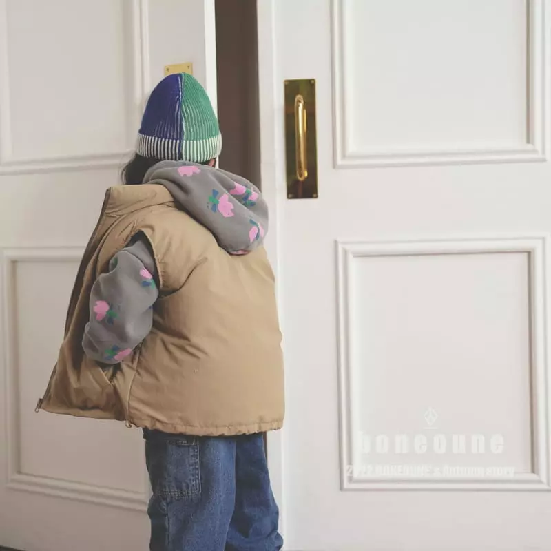Boneoune - Korean Children Fashion - #childofig - Arc Down Vest - 11