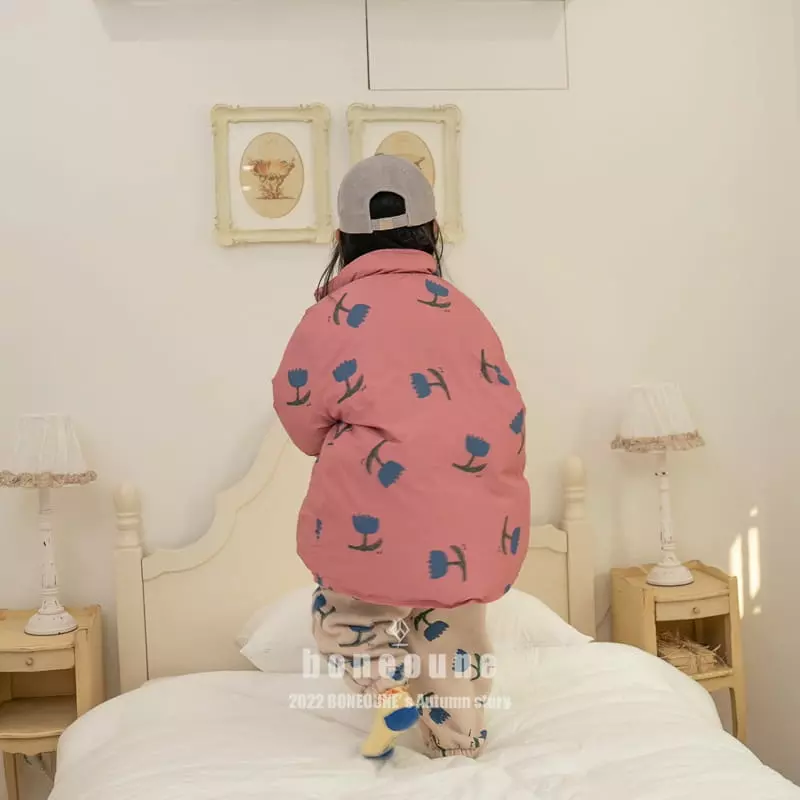 Boneoune - Korean Children Fashion - #childrensboutique - Lover Blue Sweatshirt - 5