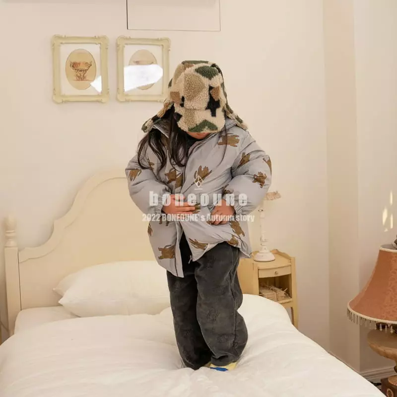 Boneoune - Korean Children Fashion - #childrensboutique - Tiger Padding Jacket - 3