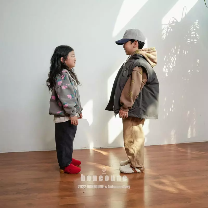 Boneoune - Korean Children Fashion - #childrensboutique - Peach Bonding Pants