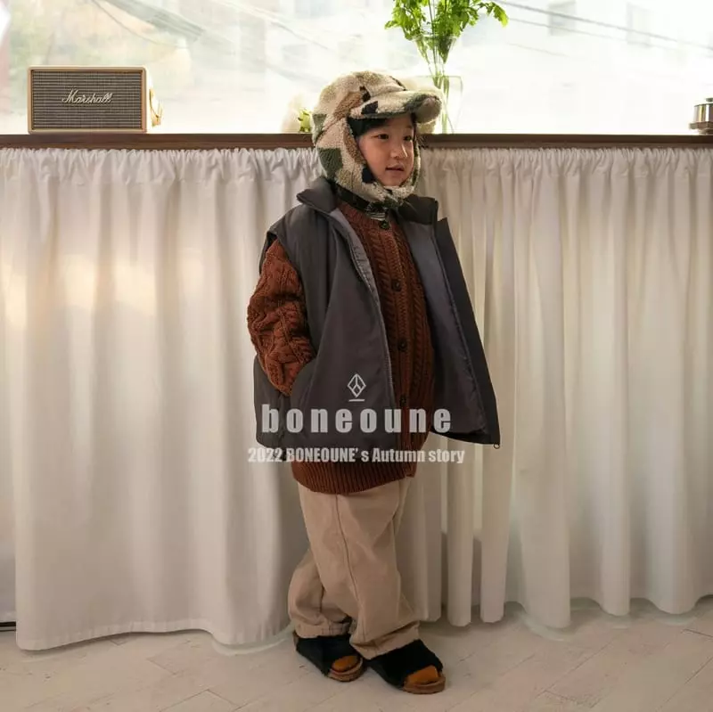 Boneoune - Korean Children Fashion - #designkidswear - Peach Bonding Pants - 2