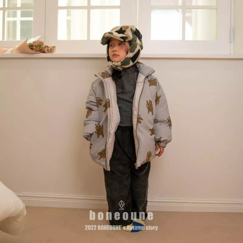 Boneoune - Korean Children Fashion - #discoveringself - Tiger Padding Jacket - 5
