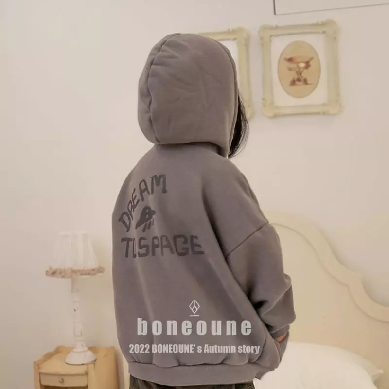 Boneoune - Korean Children Fashion - #fashionkids - Winter Hoody Zip-up - 9