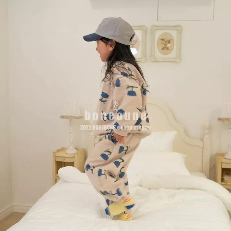 Boneoune - Korean Children Fashion - #fashionkids - Lover Blue Sweatshirt - 8