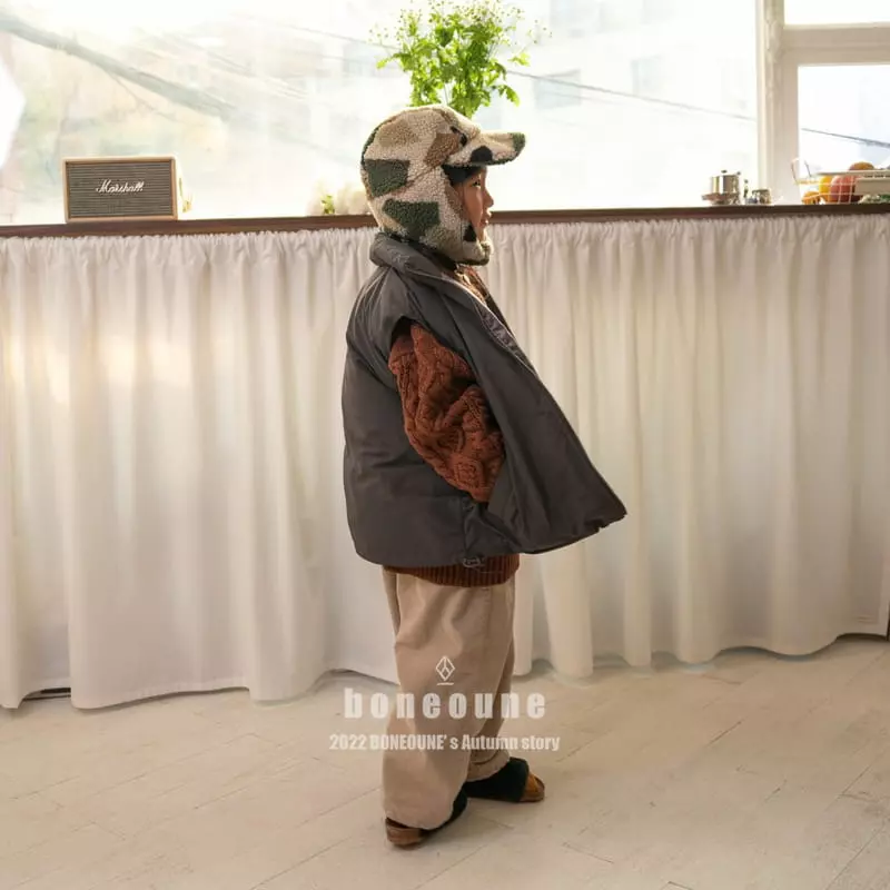 Boneoune - Korean Children Fashion - #discoveringself - Peach Bonding Pants - 4