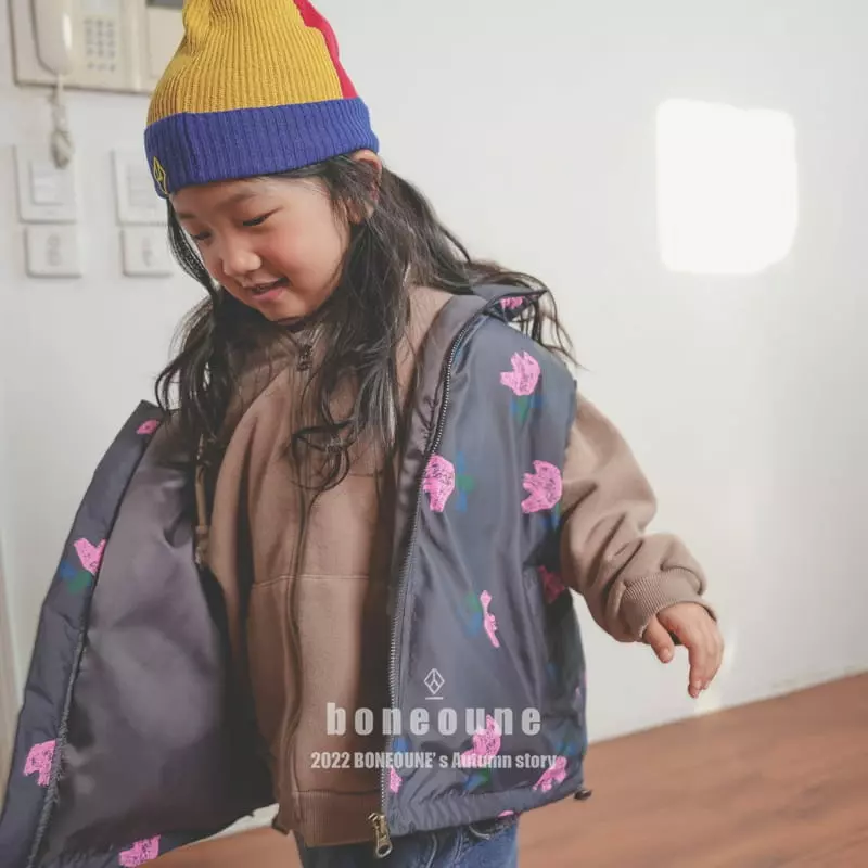 Boneoune - Korean Children Fashion - #kidsstore - Winter Hoody Zip-up - 11