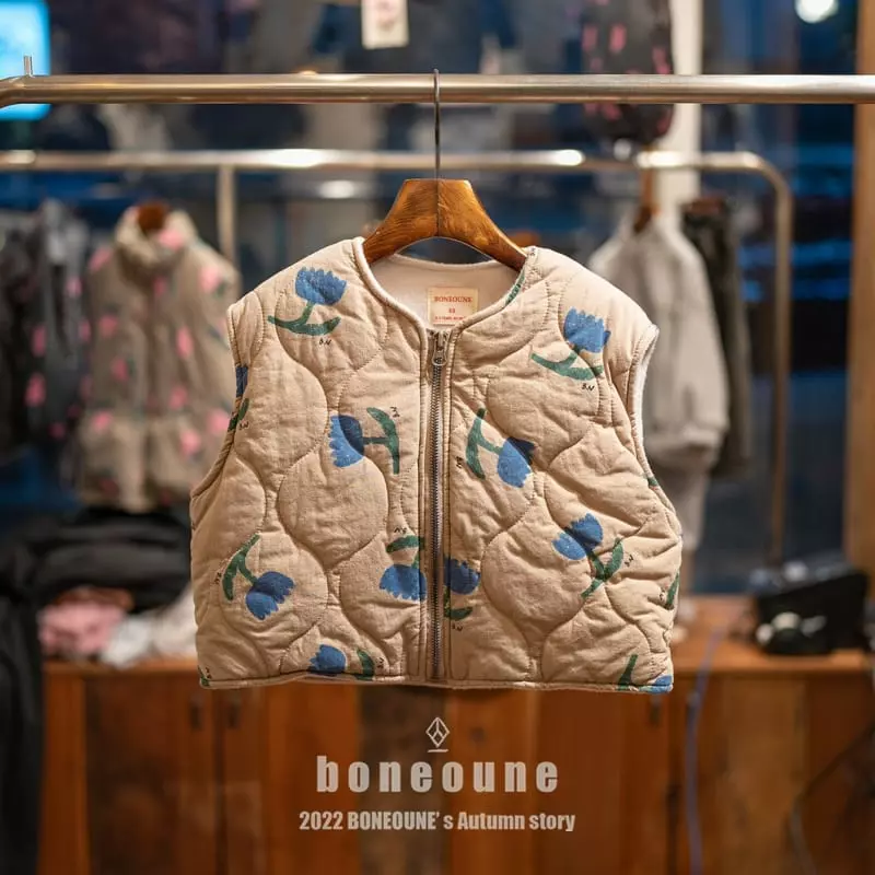 Boneoune - Korean Children Fashion - #magicofchildhood - Lovely Quilting Vest - 8