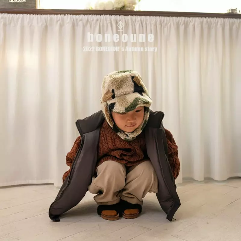 Boneoune - Korean Children Fashion - #magicofchildhood - Cable Knit Cardigan - 6