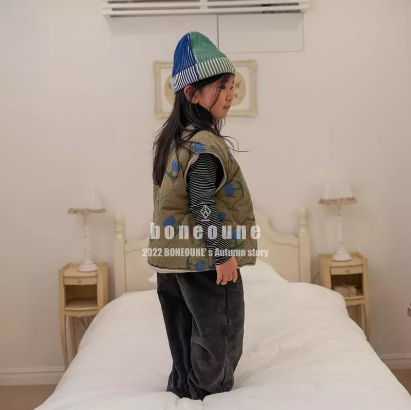 Boneoune - Korean Children Fashion - #magicofchildhood - Signiture Rib Pants - 5