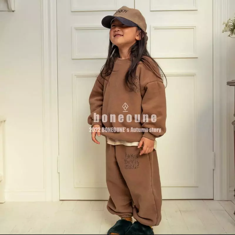 Boneoune - Korean Children Fashion - #minifashionista - Love Your Fleece Pants - 5