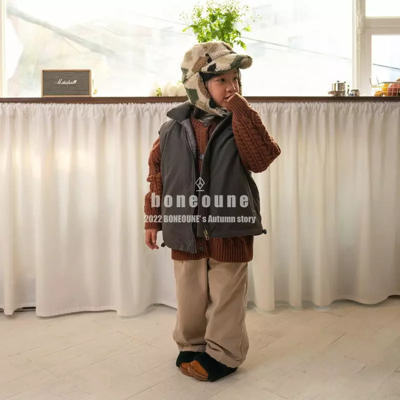 Boneoune - Korean Children Fashion - #prettylittlegirls - Cable Knit Cardigan - 8