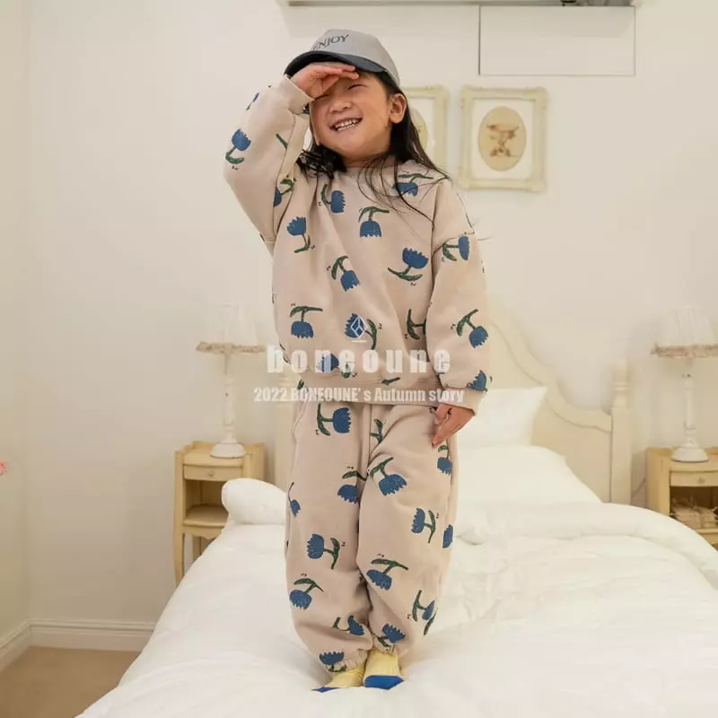 Boneoune - Korean Children Fashion - #stylishchildhood - Lover Blue Pants - 2
