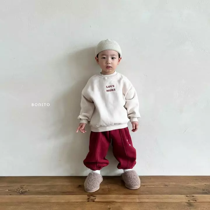 Bonito - Korean Baby Fashion - #babyboutique - Love More Top Bottom Set Bebe - 6