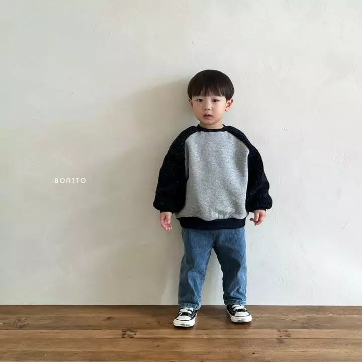 Bonito - Korean Baby Fashion - #babyboutique - Dumble Raglan Sweatshirt - 2