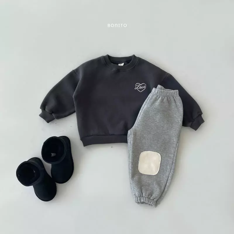 Bonito - Korean Baby Fashion - #babyboutiqueclothing - Love Sweatshirt Bebe - 5