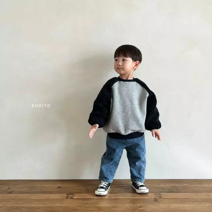 Bonito - Korean Baby Fashion - #babyboutiqueclothing - Dumble Raglan Sweatshirt - 3