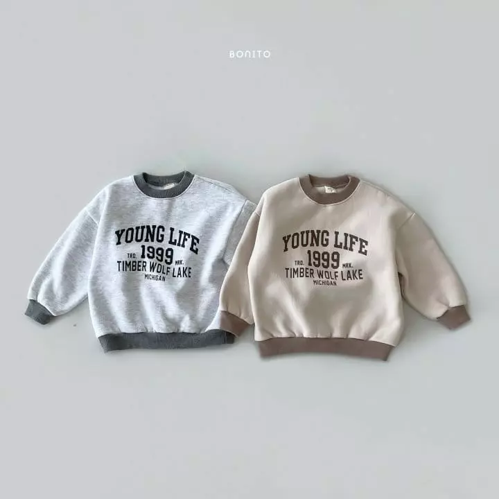 Bonito - Korean Baby Fashion - #babyboutiqueclothing - 1999 Color Sweatshirt Bebe