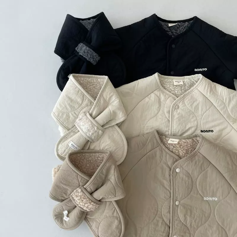 Bonito - Korean Baby Fashion - #babyclothing - Pot Dumble Bodysuit Set - 2