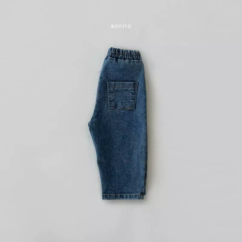 Bonito - Korean Baby Fashion - #babyclothing - Fleece Jeans Bebe