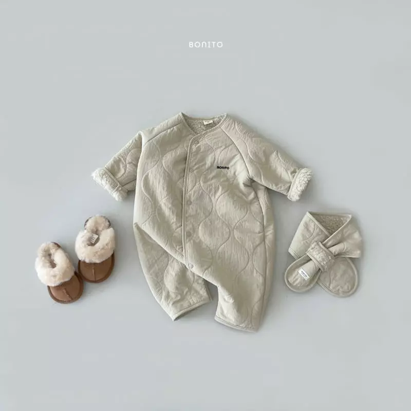 Bonito - Korean Baby Fashion - #babyfashion - Pot Dumble Bodysuit Set - 3
