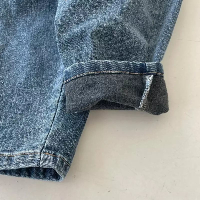 Bonito - Korean Baby Fashion - #babylifestyle - Fleece Jeans Bebe - 5