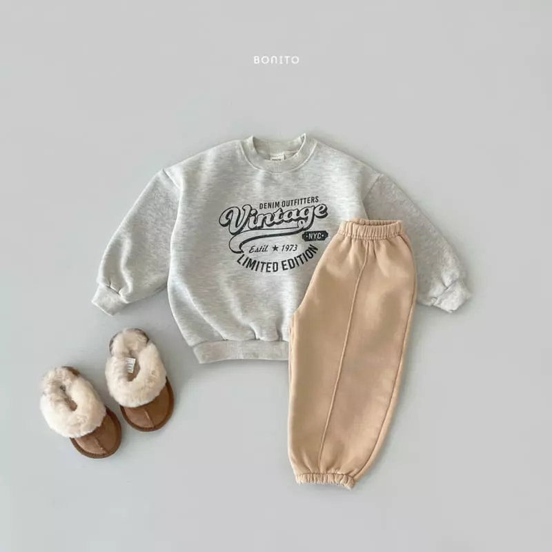Bonito - Korean Baby Fashion - #babyootd - Fleece Pants Bebe - 3