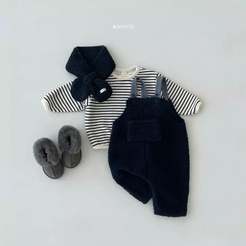 Bonito - Korean Baby Fashion - #babyootd - Stripes Wapen Tee Bebe - 6