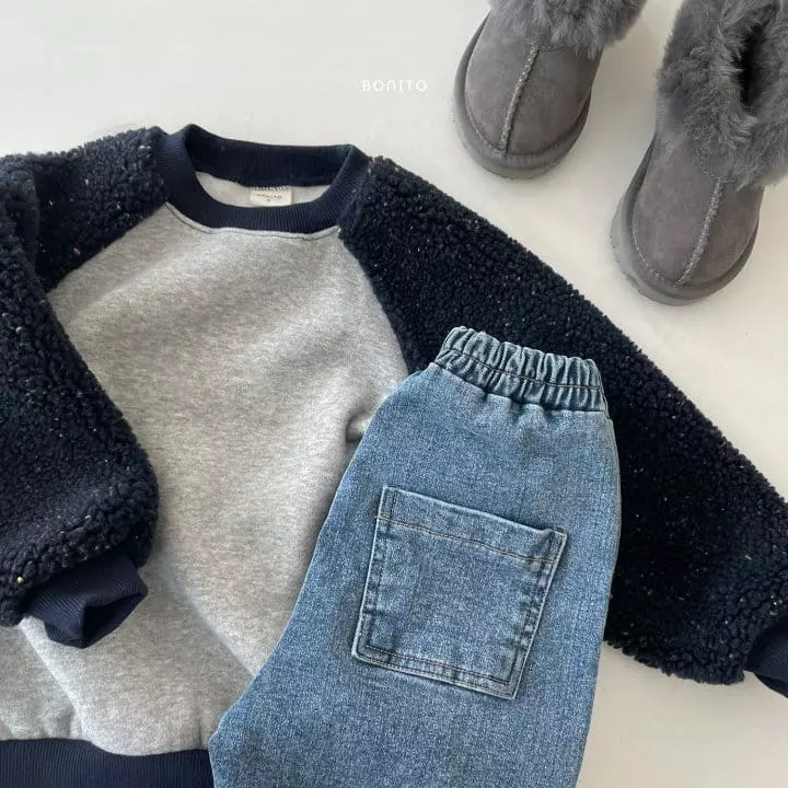 Bonito - Korean Baby Fashion - #babyootd - Dumble Raglan Sweatshirt - 10