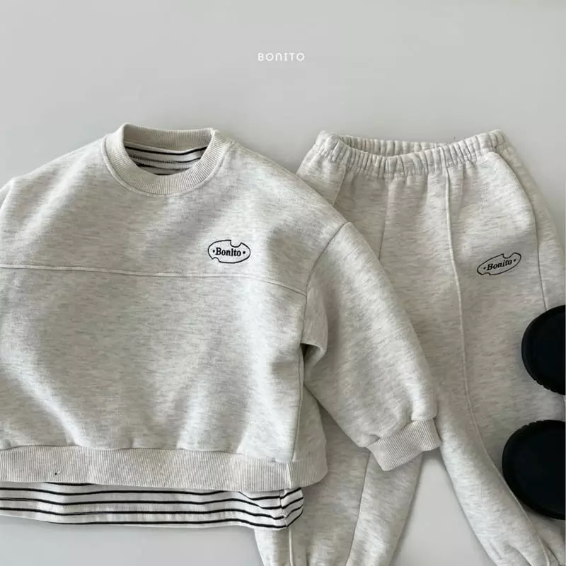 Bonito - Korean Baby Fashion - #babyoutfit - Slit Sweatshirt Bebe - 4