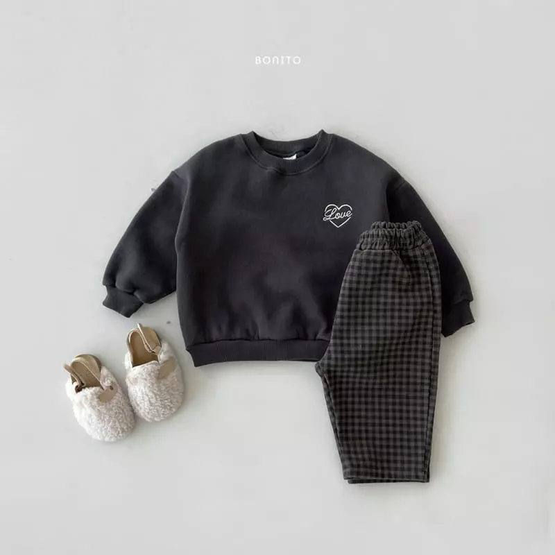 Bonito - Korean Baby Fashion - #babyoutfit - Check Rib Pants Bebe - 5
