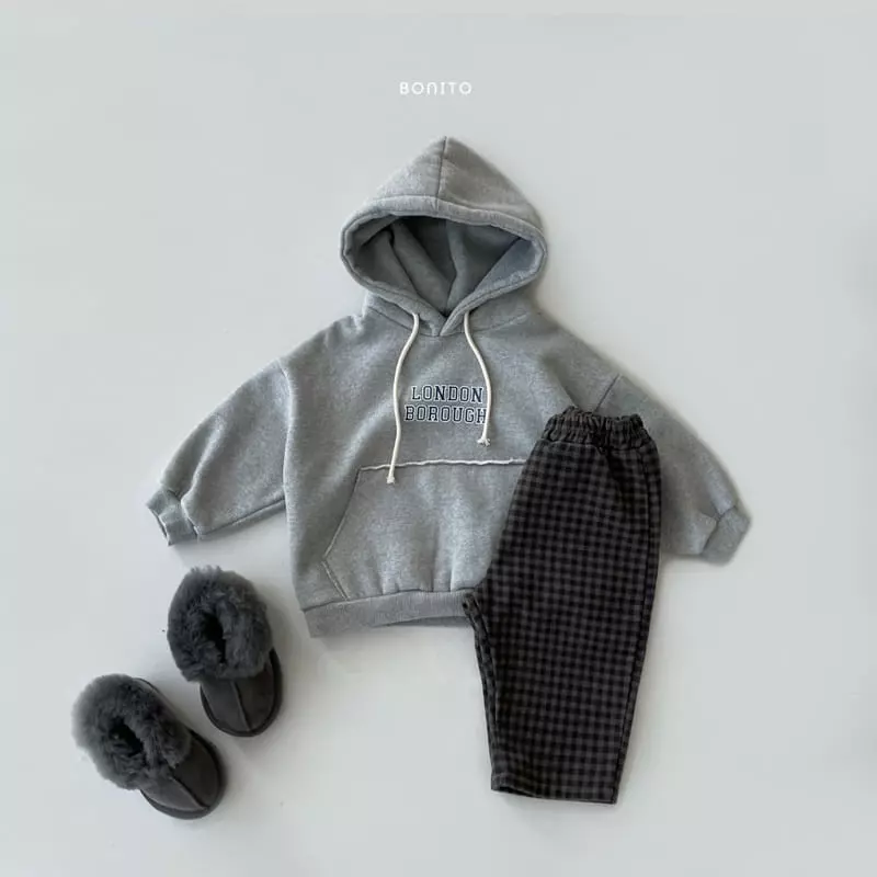 Bonito - Korean Baby Fashion - #babyoutfit - Check Rib Pants Bebe - 6