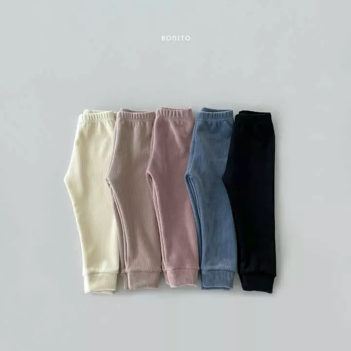 Bonito - Korean Baby Fashion - #babyoutfit - Mink Piping Leggings - 10