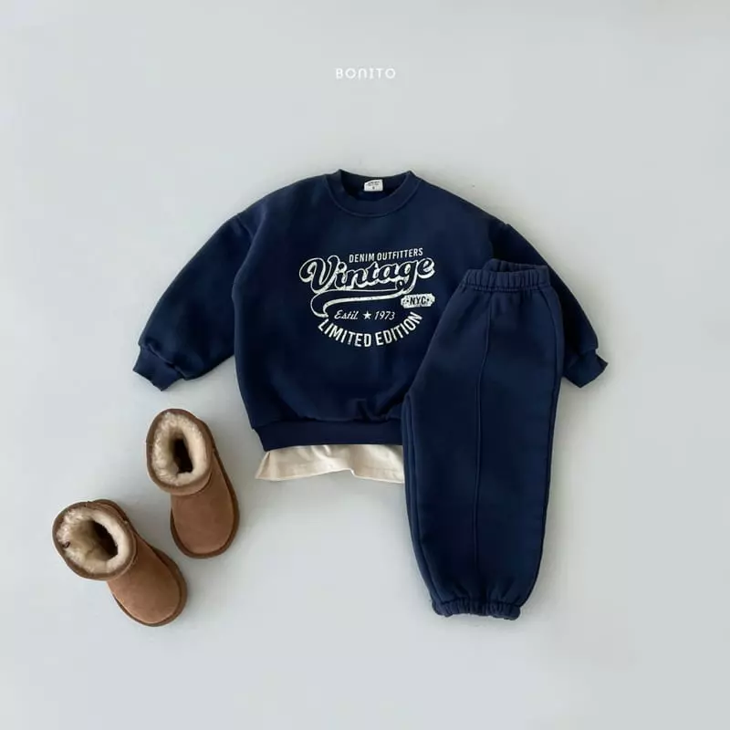 Bonito - Korean Baby Fashion - #onlinebabyboutique - Vintage Sweatshirt Bebe - 9