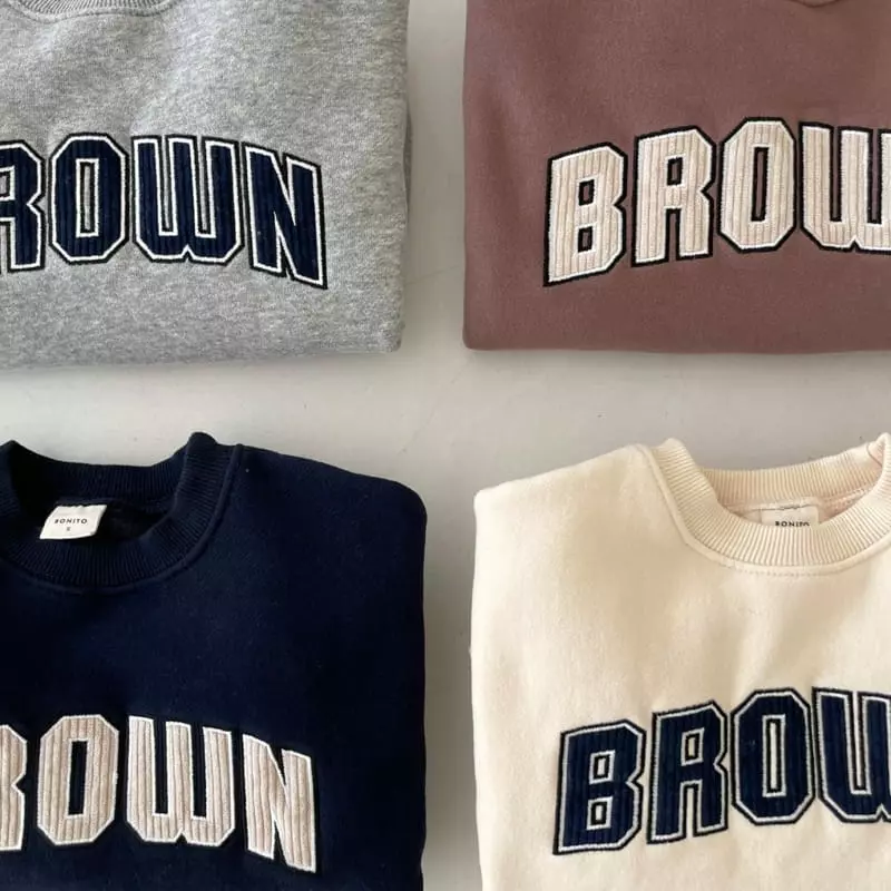 Bonito - Korean Baby Fashion - #onlinebabyshop - Brown Sweatshirt Bebe