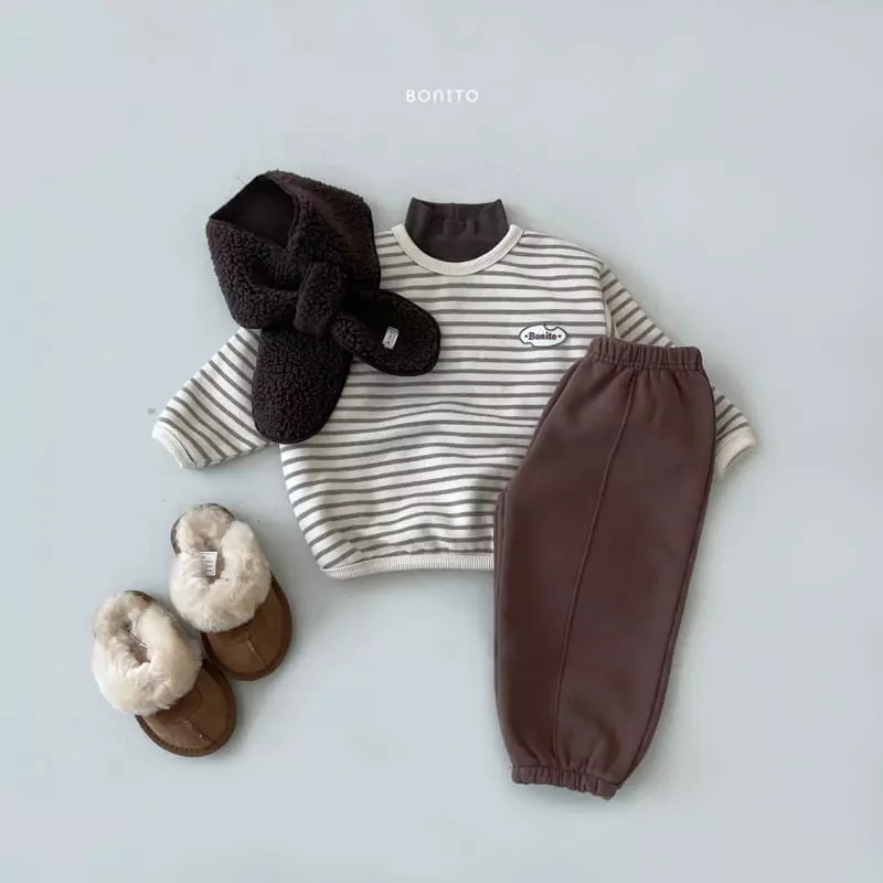 Bonito - Korean Children Fashion - #Kfashion4kids - Stripes Wapen Tee  - 5