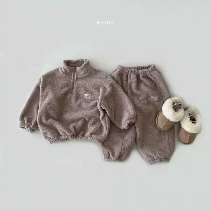 Bonito - Korean Children Fashion - #Kfashion4kids - Mongle Top Bottom Set - 12