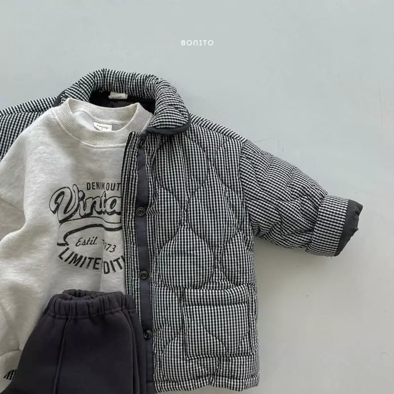 Bonito - Korean Children Fashion - #childofig - Check Collar Jumper - 7