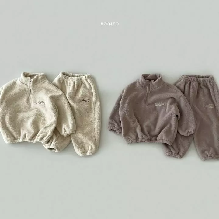 Bonito - Korean Children Fashion - #kidsshorts - Mongle Top Bottom Set - 9