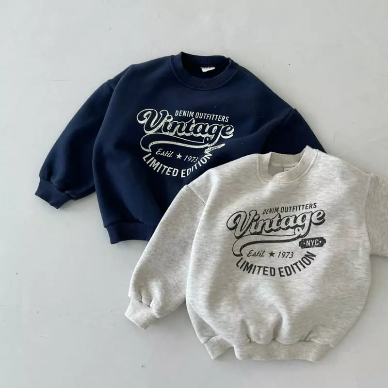 Bonito - Korean Children Fashion - #kidsstore - Vintage Sweatshirt  - 3