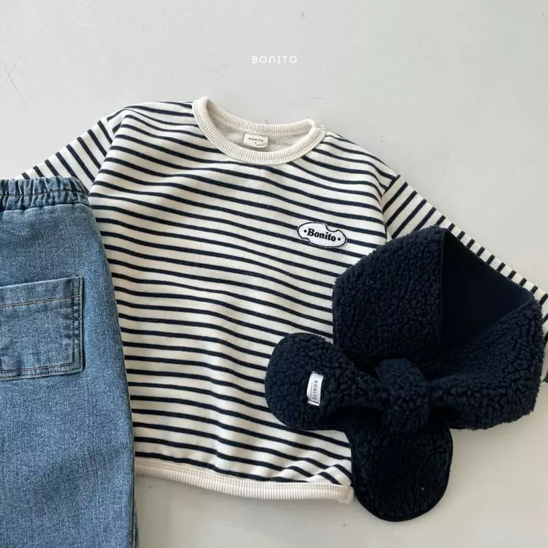 Bonito - Korean Children Fashion - #kidsstore - Stripes Wapen Tee  - 3