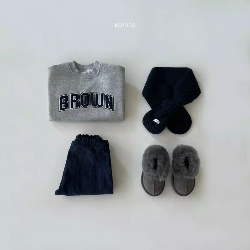 Bonito - Korean Children Fashion - #kidzfashiontrend - Brown Sweatshirt - 10