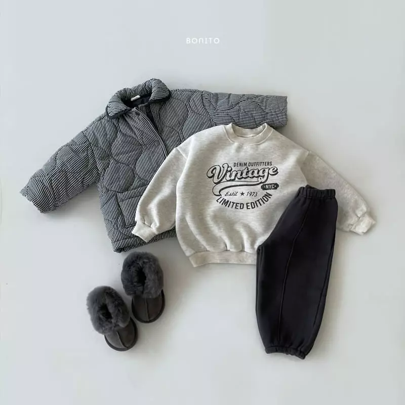 Bonito - Korean Children Fashion - #magicofchildhood - Vintage Sweatshirt  - 7