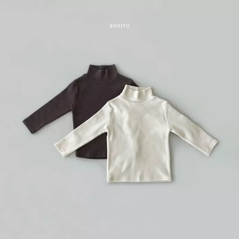 Bonito - Korean Children Fashion - #magicofchildhood - Dailt Turtleneck Tee 