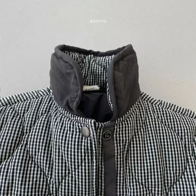 Bonito - Korean Children Fashion - #minifashionista - Check Collar Jumper - 5