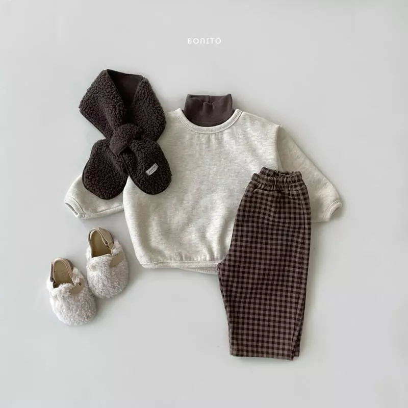 Bonito - Korean Children Fashion - #magicofchildhood - Fleece Piping Tee  - 4