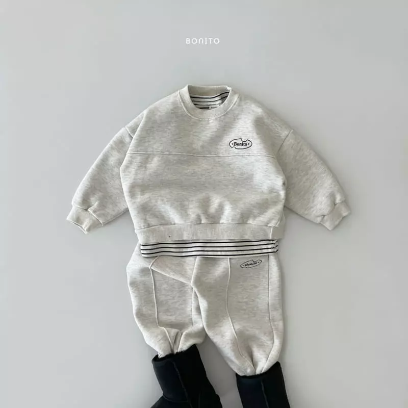 Bonito - Korean Children Fashion - #prettylittlegirls - Slit Sweatshirt - 5